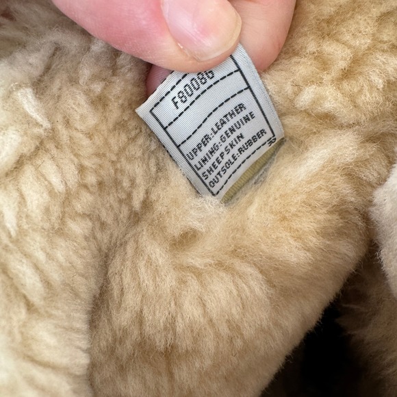 UGG Australia Tall Lace Up Sheepskin Lined Boots Women Size 8 Gray Suede - Picture 6 of 12